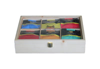 Thomas Pearse 6-Compartment Pinewood Gift Box - Pyramid Collection
