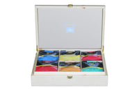Thomas Pearse 6-Compartment Pinewood Gift Box - Pyramid Collection