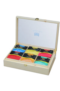 Thomas Pearse 6-Compartment Pinewood Gift Box - Pyramid Collection
