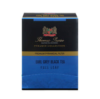 Thomas Pears Earl Grey Black Tea - Full Leaf Loose Tea - 16 Individually Wrapped Pyramid Tea Bags
