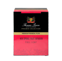 Thomas Pearse Red Spring Fruit Infusion - Full Leaf Loose Tea - 16 Individually Wrapped Pyramid Tea Bags