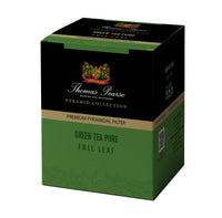 Thomas Pearse Green Tea Pure - Full Leaf Loose Tea - 16 Individually Wrapped Pyramid Tea Bags