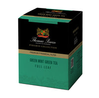 Thomas Pearse Green Mint Green Tea - Full Leaf Loose Tea - 16 Individually Wrapped Pyramid Tea Bags