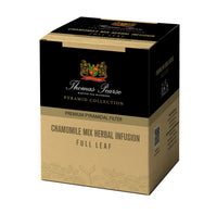Thomas Pearse Chamomile Mix Herbal Infusion - Full Leaf Loose Tea - 16 Individually Wrapped Pyramid Tea Bags