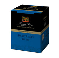 Thomas Pears Earl Grey Black Tea - Full Leaf Loose Tea - 16 Individually Wrapped Pyramid Tea Bags
