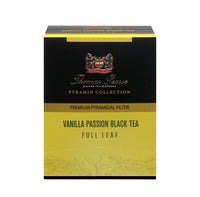 Thomas Pearse Vanilla Passion Black Tea - Infusion - Full Leaf Loose Tea - 16 Individually Wrapped Pyramid Tea Bags