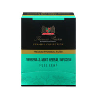 Thomas Pearse Verbena & Mint Herbal Infusion - Full Leaf Loose Tea - 16 Individually Wrapped Pyramid Tea Bags