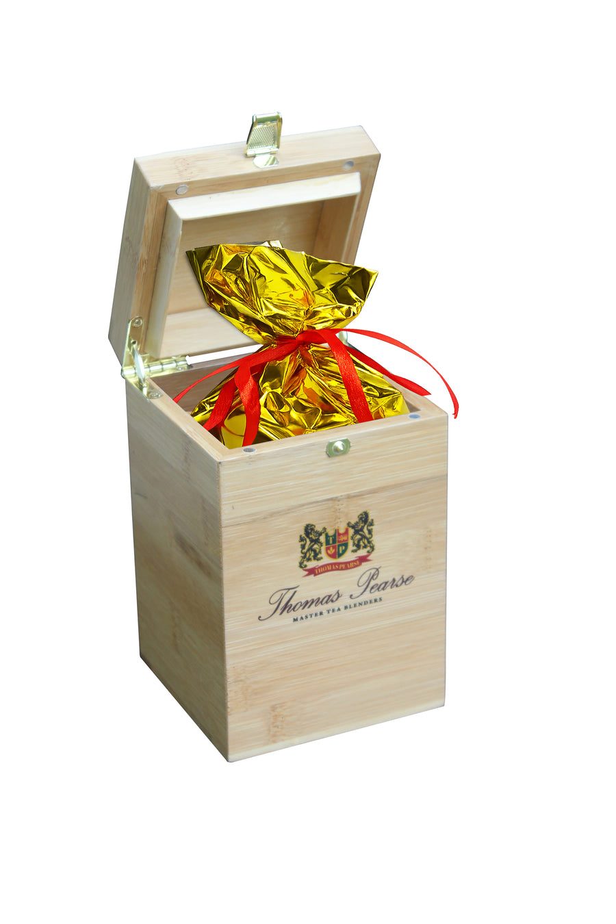 Thomas Pearse Bamboo Gift Box with Artisan Tea Pouch - Full Leaf loose Tea